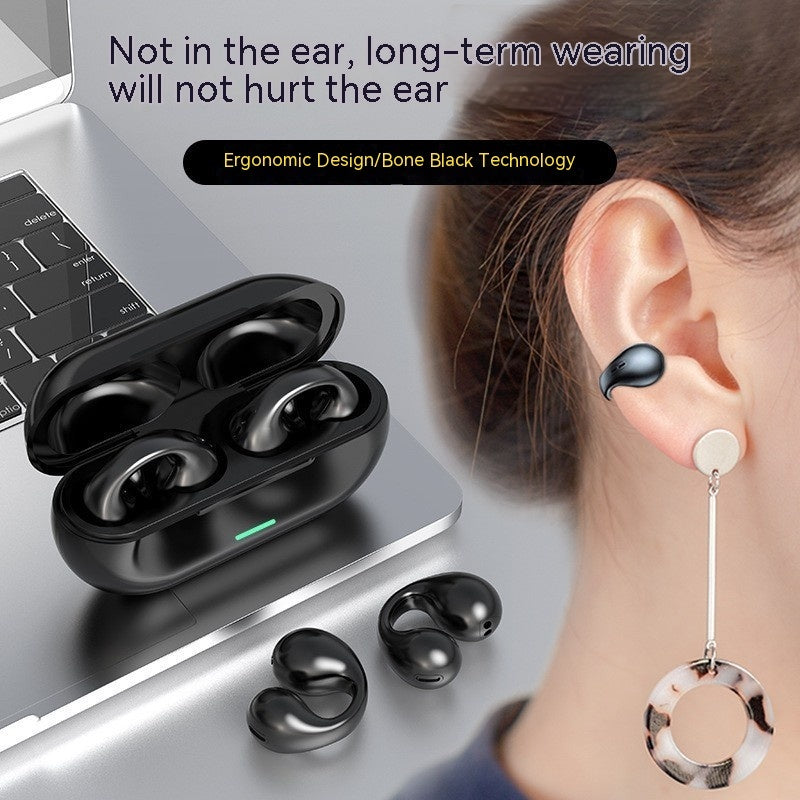 Wireless Ear Clip Bluetooth Headset.
