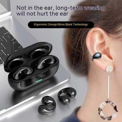 Wireless Ear Clip Bluetooth Headset.