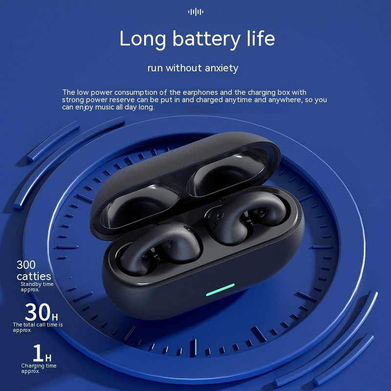 Wireless Ear Clip Bluetooth Headset.